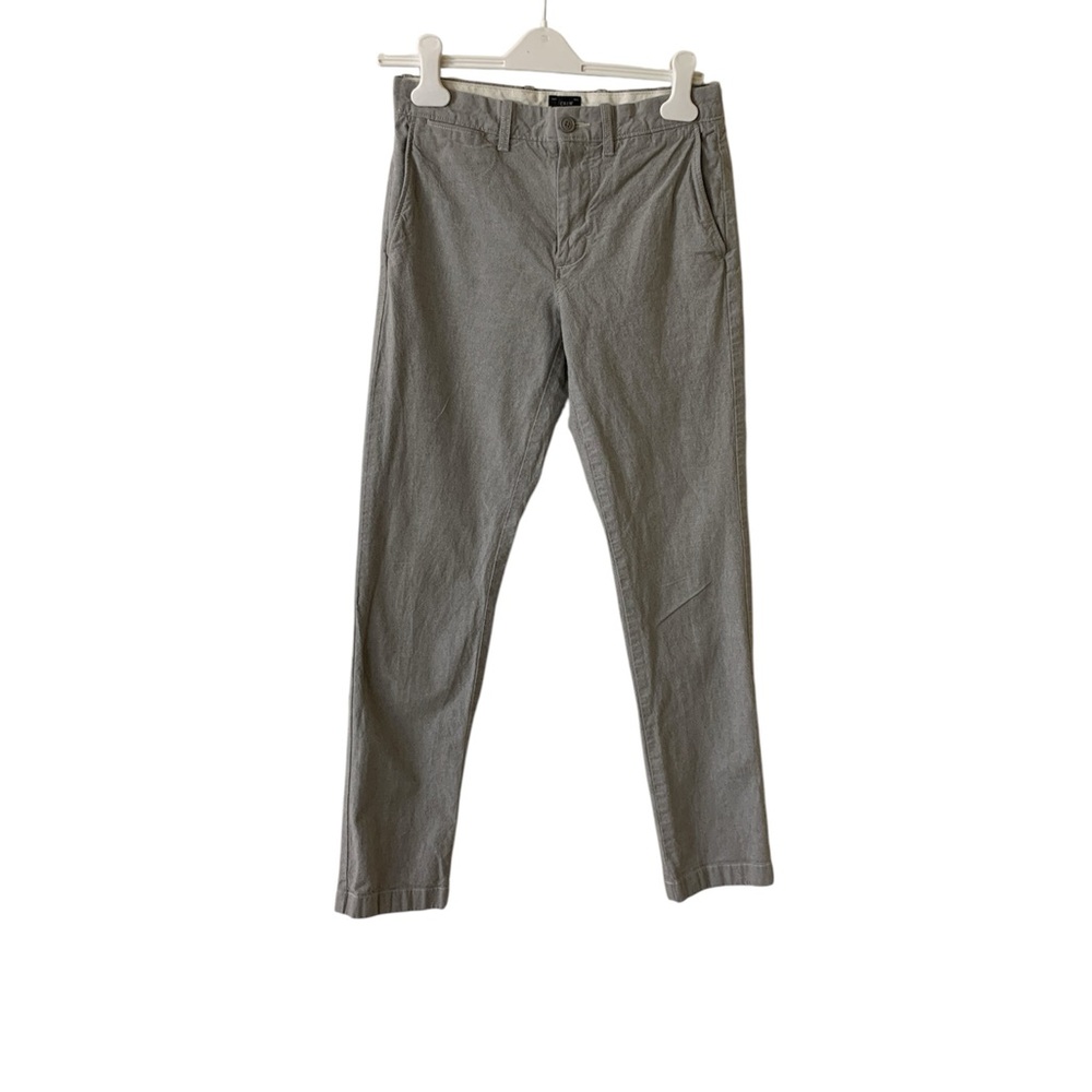 J. Crew stretch Men's 770 straight Gray Chinos